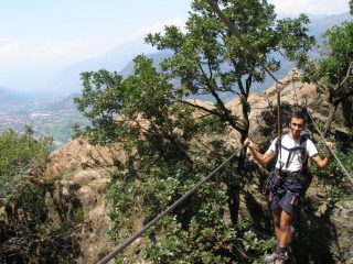 sul nuovo ponte tibetano