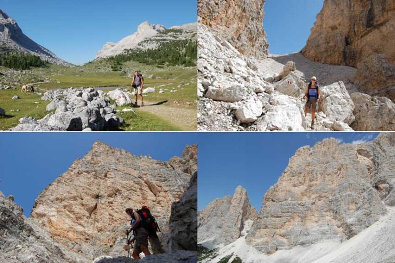 ameno vallone; forcella da lago;torre da lago;cima scotoni e torre da lago