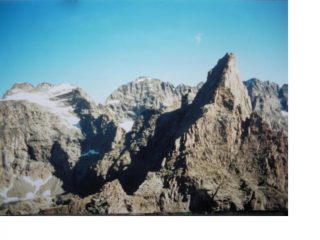 Il Becco Meridionale della Tribolazione dal Blanc Giuir..