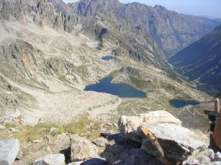 dalla cima verso i Laghi di Fremamorta