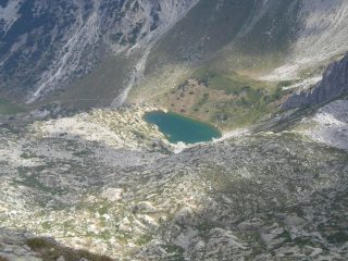 dalla cima vista sul lago superiore