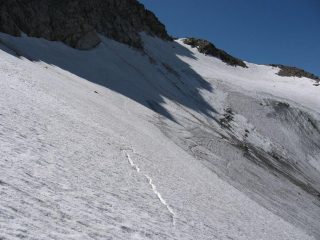 La parte sporca del ghiacciaio