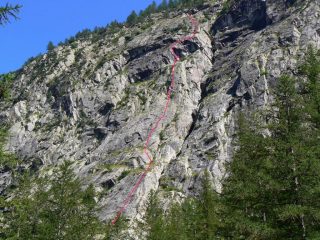 Tracciato indicativo della via