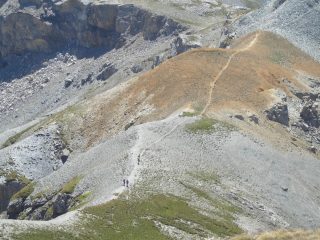 salendo alle spalle la Bassa di Terrarossa