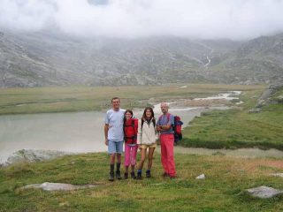 Il laghetto dietro al rifugio