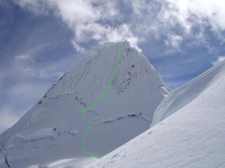 La via diretta francese all'alpamayo