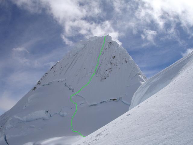 La via diretta francese all'alpamayo