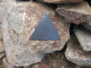 Triangolino di vetta del Cai di Rivarolo Canavese