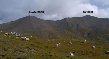 La cresta che parte dal Colle Autaret