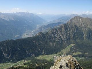 Valle Centrale e cresta sud-est dello Zerbion