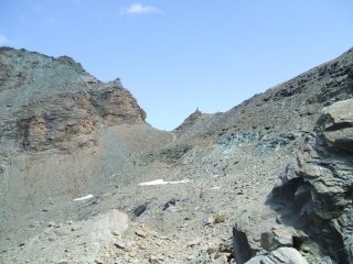 Salendo verso il Col Tsaboc