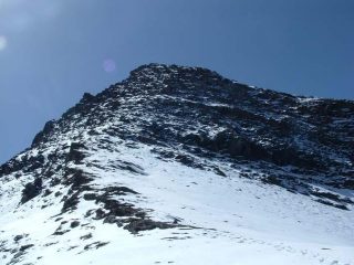 la punta vista dal colle