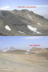 1 il Vallonetto dalla Galambra 2 il piano lunare verso il Roc Peirous