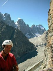 il mitico Bill e le pareti Nord del Glacier Noir