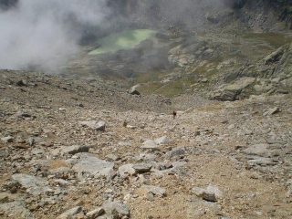 scendendo dalla cresta dei prosces al lago inf di ciamosseretto