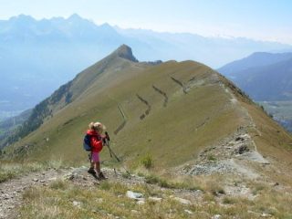 Dalla Becca D' Aver verso la cima di Longhede