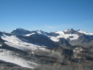 Veduta sul gruppo Ciamarella(nord) e Albaron di Savoia