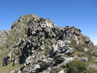 La cresta di salita a Cima di Pal