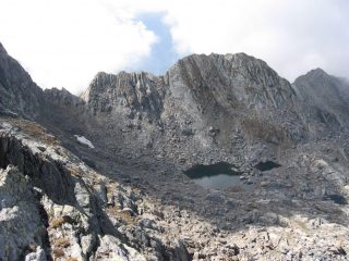 I Laghi Nuovi di Arlens ed il Monte Goiassa