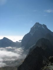 monviso riccoperto di nubi