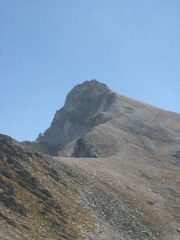 La vetta vista dal colle di Rui