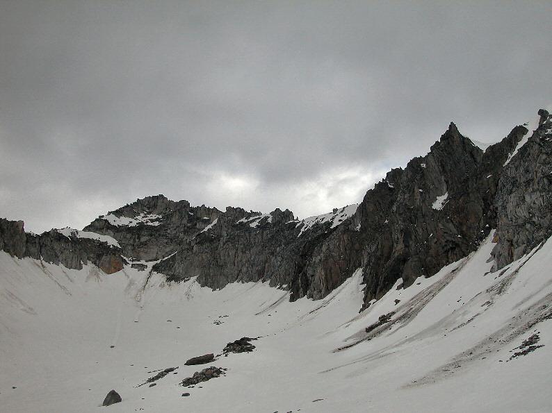 Mittaghorn (sinistra) e Pizzo Gallina (destra)