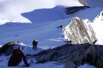 Il tratto finale della cresta