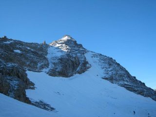 Le condizioni attuali della Becca di Monciair