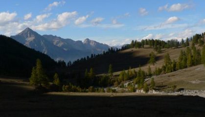 sulla via del ritorno, Chaberton serale