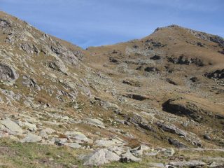 Il vallone di salita del Passo Colombo