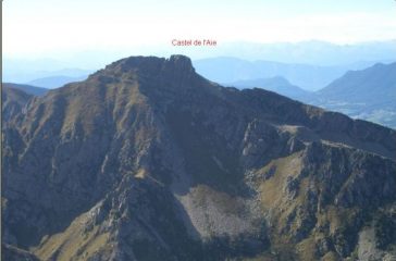 Castel de l'Aie (visto dal Cauriol)