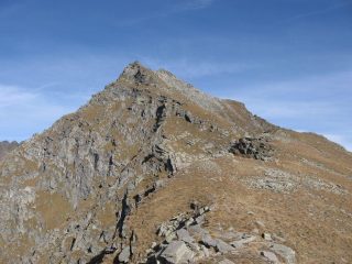 La Punta Tressi dalla Bocchetta del Cucco