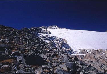 La cima del Lai Blau dal colletto di salita