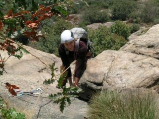 Gigi in dulfer sull' uscita del terzo tiro