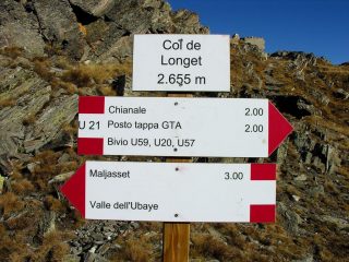 Col Longet e cartelli segnaletici (14-10-2007)