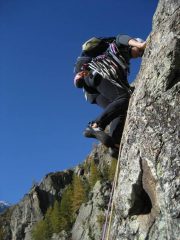 Irina alla partenza del terzo tiro