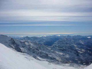 Il panorama da quassù è sempre stupendo
