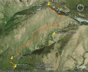 Itinerario dai Monti Fous