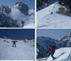Ambiente spettacolare,verso il Corno Grande e la Nord di M.Aquila