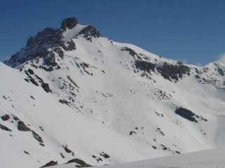 Il Grand Roc Noir visto dal Grand Vallon