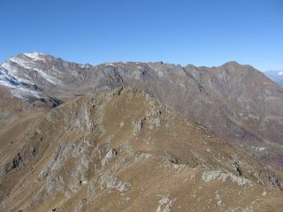 Punta Biolley, Ronon , Battaglia e Bonze dalla Punta del Pianello