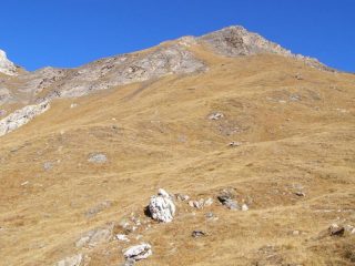 La salita vista da Pian Pera