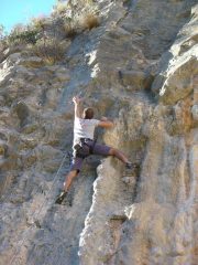 moschettonando nell'ultimo tratto di 