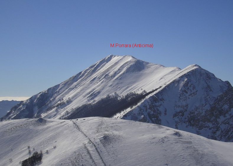 L'anticima del M.Porrara