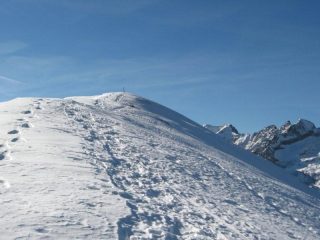 Il tratto sommitale del monte Pianard