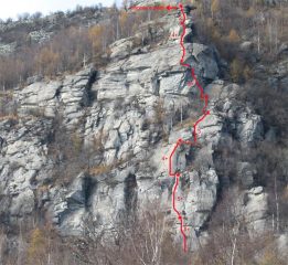 ..tracciato della via