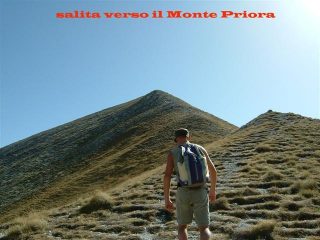 dinuovo salita verso la cresta della Priora