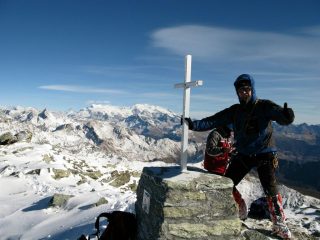 in vetta al Monte Faroma (11-11-2007)