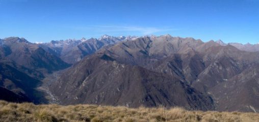 Panorama sulla valle dell'orco