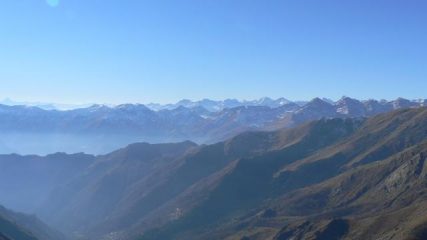 panoramica dalla cima